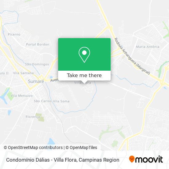 Condomínio Dálias - Villa Flora map