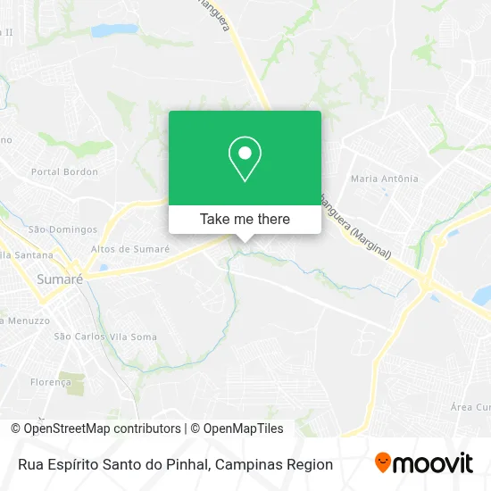 Rua Espírito Santo do Pinhal map