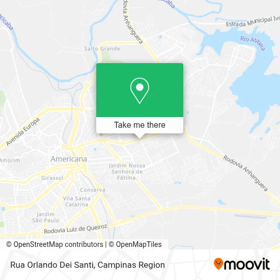 Rua Orlando Dei Santi map