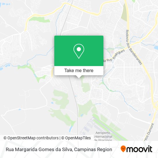 Mapa Rua Margarida Gomes da Silva