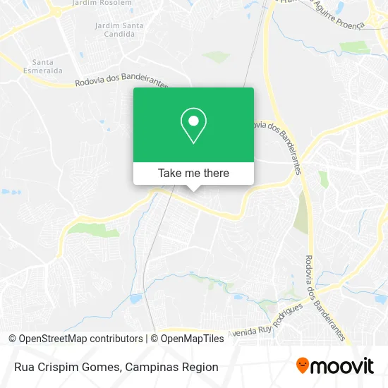 Rua Crispim Gomes map