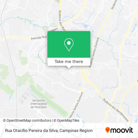 Rua Otacílio Pereira da Silva map
