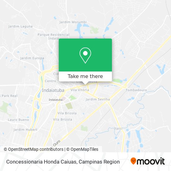 Concessionaria Honda Caiuas map