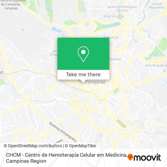 CHCM - Centro de Hemoterapia Celular em Medicina map