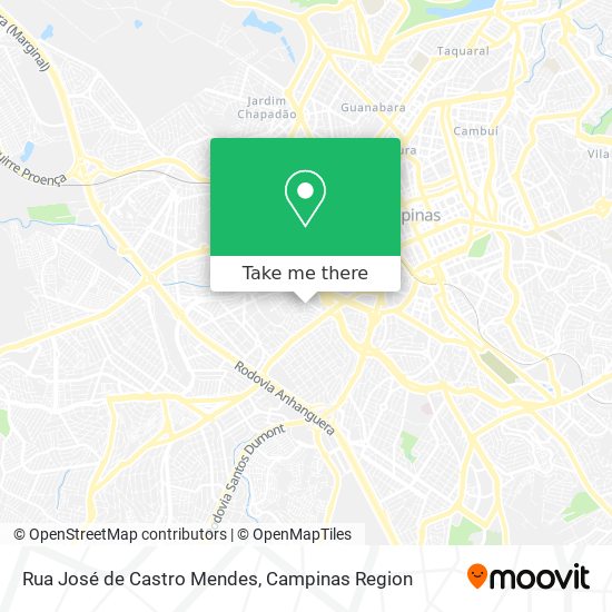 Rua José de Castro Mendes map