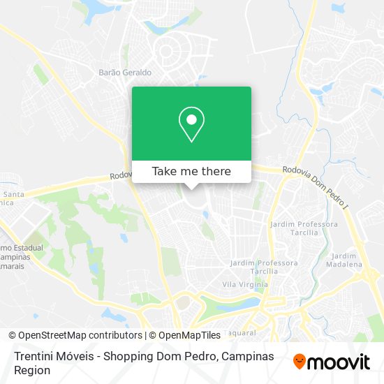 Trentini Móveis - Shopping Dom Pedro map