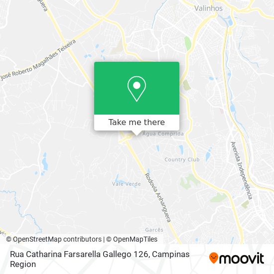 Rua Catharina Farsarella Gallego 126 map