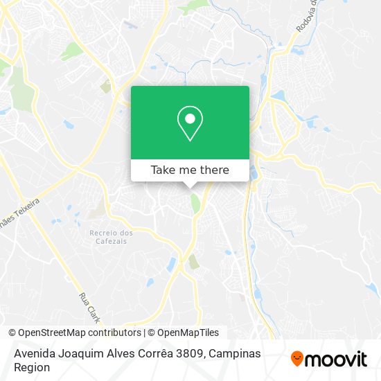 Mapa Avenida Joaquim Alves Corrêa 3809