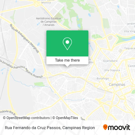Rua Fernando da Cruz Passos map