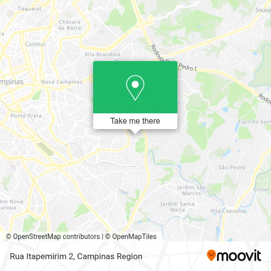 Rua Itapemirim 2 map