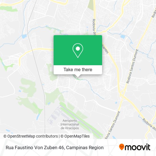 Rua Faustino Von Zuben 46 map