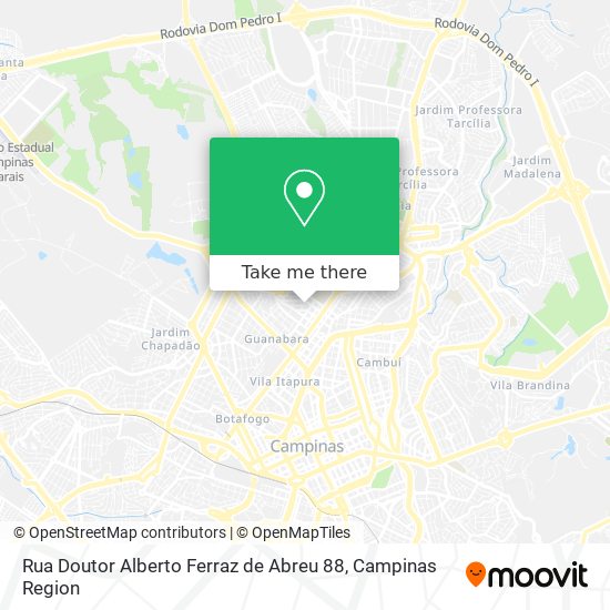 Mapa Rua Doutor Alberto Ferraz de Abreu 88