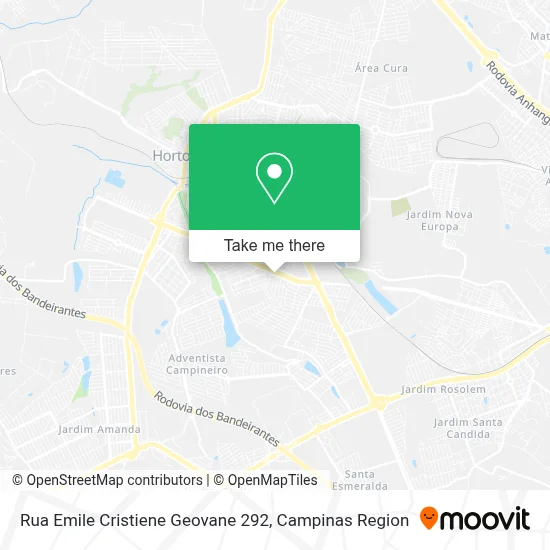 Rua Emile Cristiene Geovane 292 map