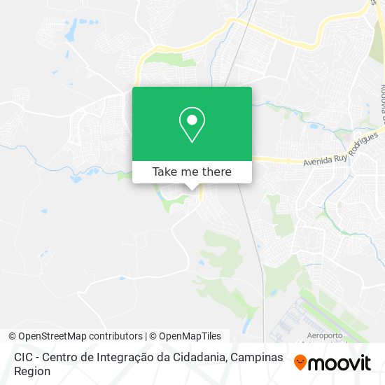 CIC - Centro de Integração da Cidadania map