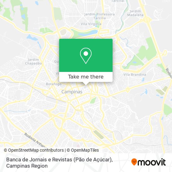 Banca de Jornais e Revistas (Pão de Açúcar) map