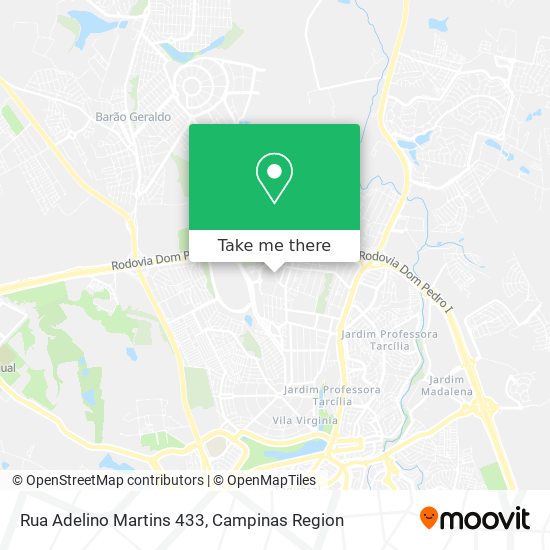 Rua Adelino Martins 433 map