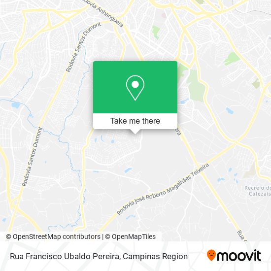 Rua Francisco Ubaldo Pereira map