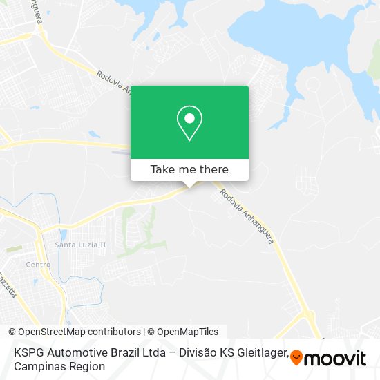 Mapa KSPG Automotive Brazil Ltda – Divisão KS Gleitlager