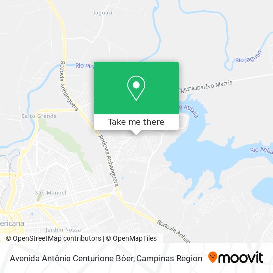 Avenida Antônio Centurione Bôer map