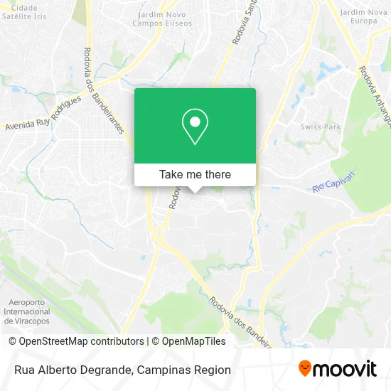Rua Alberto Degrande map