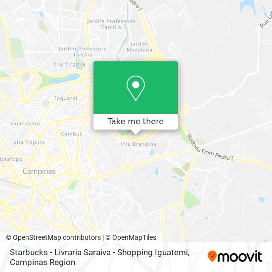 Starbucks - Livraria Saraiva - Shopping Iguatemi map
