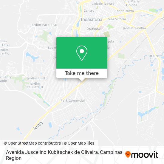 Avenida Juscelino Kubitschek de Oliveira map