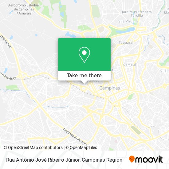 Mapa Rua Antônio José Ribeiro Júnior