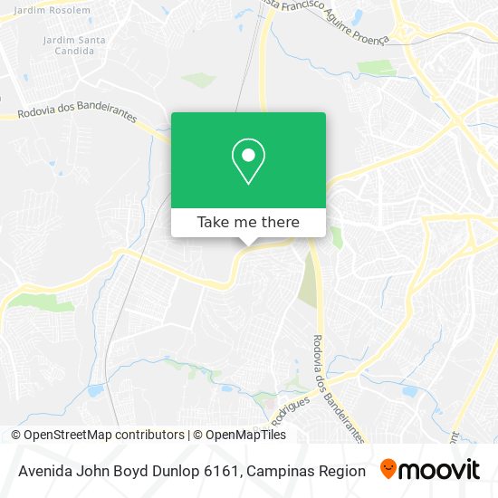 Mapa Avenida John Boyd Dunlop 6161