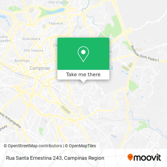 Rua Santa Ernestina 243 map