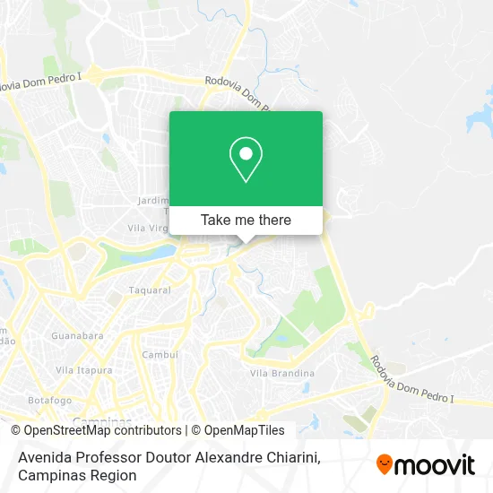 Avenida Professor Doutor Alexandre Chiarini map