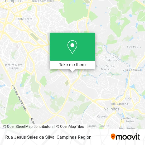Rua Jesus Sales da Silva map