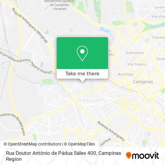 Mapa Rua Doutor Antônio de Pádua Sáles 400