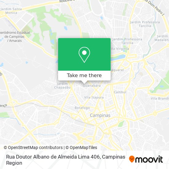 Rua Doutor Albano de Almeida Lima 406 map