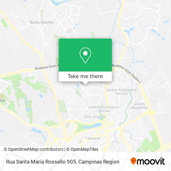 Mapa Rua Santa Maria Rossello 905