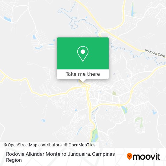 Rodovia Alkindar Monteiro Junqueira map