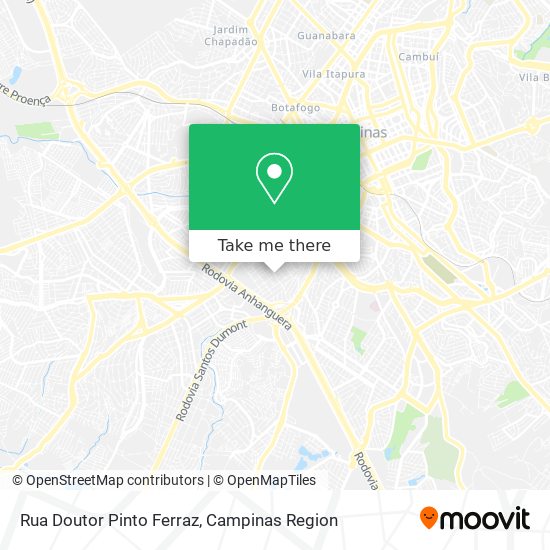 Rua Doutor Pinto Ferraz map