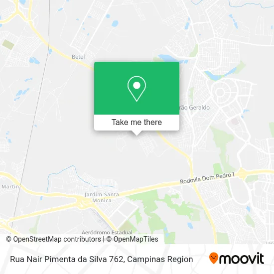 Rua Nair Pimenta da Silva 762 map