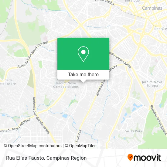 Rua Elías Fausto map