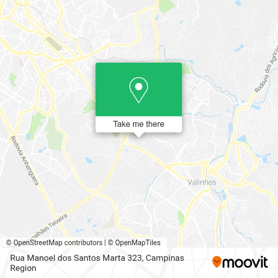 Rua Manoel dos Santos Marta 323 map