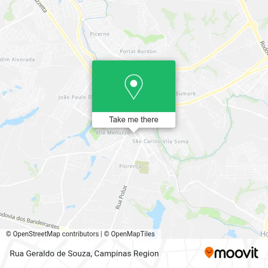 Rua Geraldo de Souza map