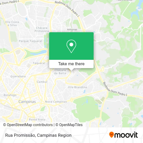 Rua Promissão map