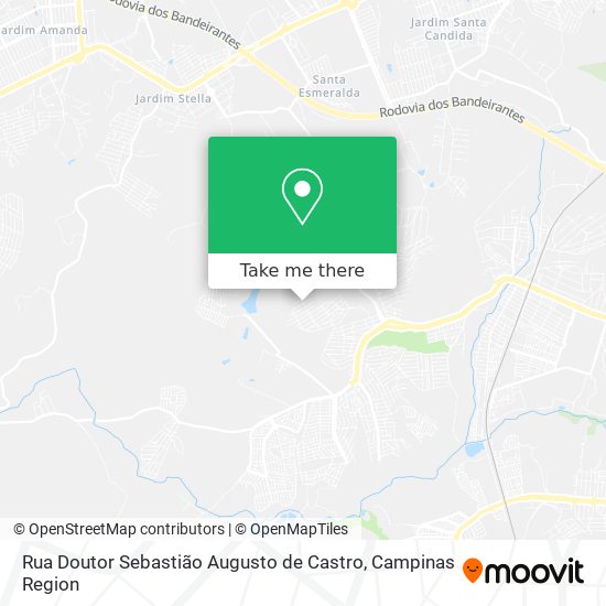 Rua Doutor Sebastião Augusto de Castro map