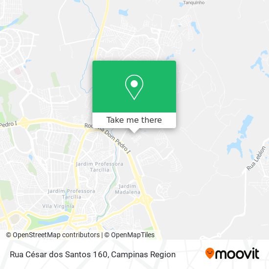 Rua César dos Santos 160 map