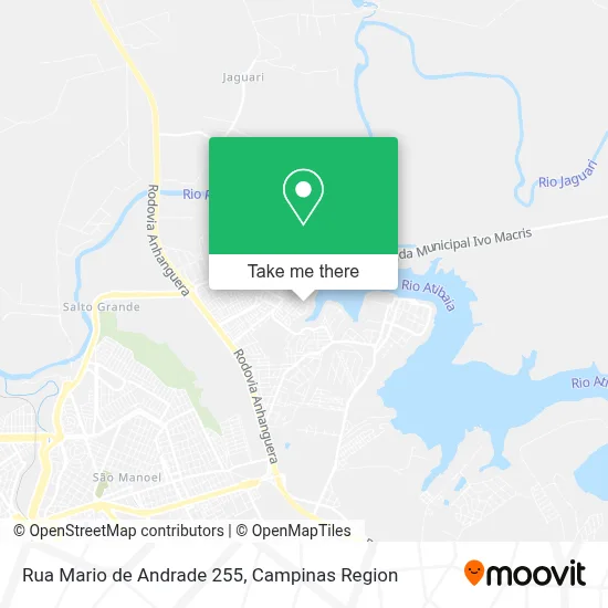 Rua Mario de Andrade 255 map