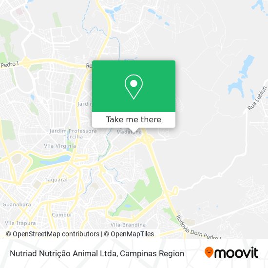 Nutriad Nutrição Animal Ltda map