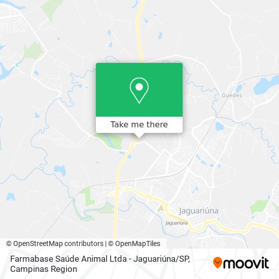 Farmabase Saúde Animal Ltda - Jaguariúna / SP map