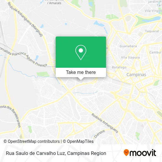 Rua Saulo de Carvalho Luz map