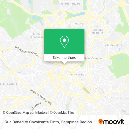 Rua Benedito Cavalcante Pinto map