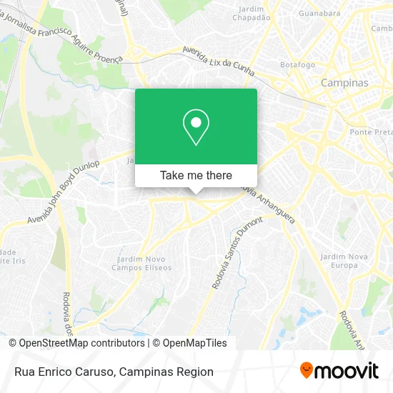 Rua Enrico Caruso map