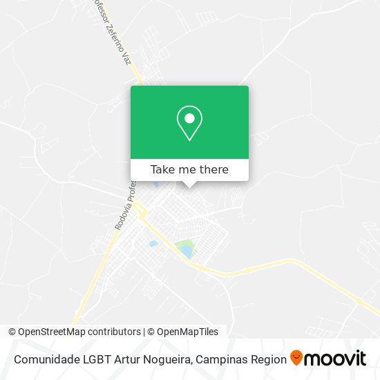 Comunidade LGBT Artur Nogueira map